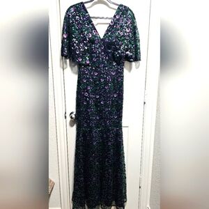 Sequin long dress dress the population